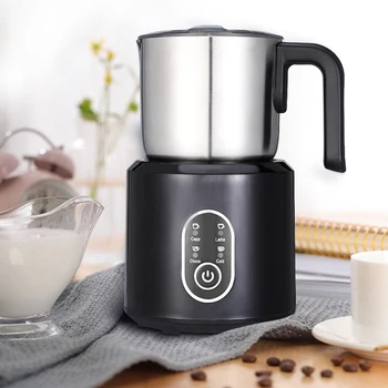 2022 Бытовой автоматический вспениватель молока, пароварка для молока, электрический вспениватель молока для горячего/холодного кофе эспрессо