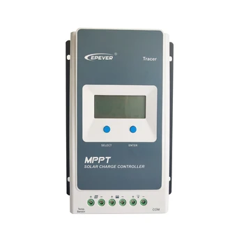 EPever MPPT Солнечный контроллер заряда Tracer4210AN 40A Blacklight ЖК-солнечный регулятор 12V 24V PV100V
