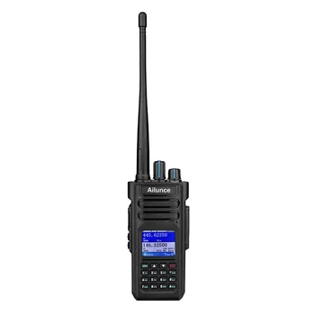 Ailunce 10 Вт DMR двухдиапазонный HD1 IP67 Водонепроницаемый GPS двухсторонняя рация дальнего действия 200 км с CE FCC IC