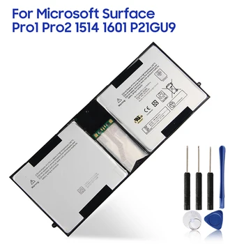 Оригинальный Сменный Аккумулятор Для Microsoft Surface Pro2 Pro1 Pro 2 1 1601 1514 P21GU9 Подлинный Аккумулятор для ноутбука 5676 мАч