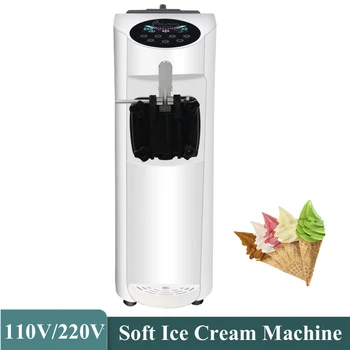 Коммерческая настольная машина для Мягкого Мороженого, Производитель Мороженого с одной головкой, Оборудование Для Замораживания Сладких рожков, Торговый автомат