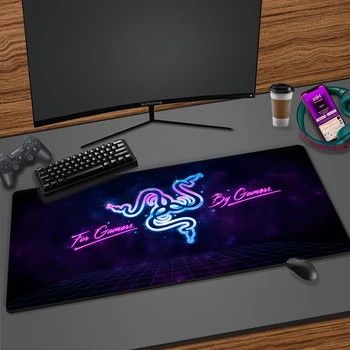 Razer Originality Art HD Printing XXL Коврик для мыши Геймерский Аксессуар Горячий Большой Компьютерный замок Edge Коврик для клавиатуры Коврик для мыши Подарок