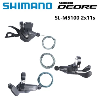 Shimano Deore SLX XT Серии SL-M5100 SL-M7000 SL-M8000 Рычаг Переключения передач Правый 11s Левый 2s Для Езды На горном Велосипеде Оригинальные Запчасти