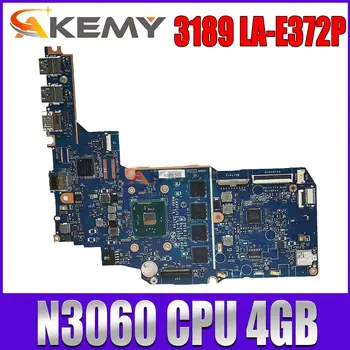 Материнская плата для ноутбука DELL Inspiron 3189 Celeron N3060 Материнская плата CN-06V9N5 06V9N5 LA-E372P 06V9N5 N3060 4 ГБ оперативной памяти Протестирована нормально