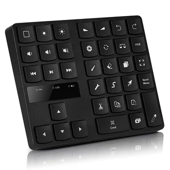 Bluetooth-клавиатура для рисования, 35 клавиш, перезаряжаемая беспроводная клавиатура для продолжения рода и графические ярлыки для рисования