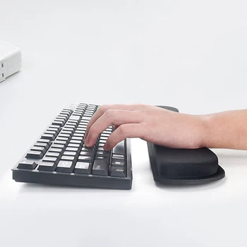 Подставка для запястий клавиатуры, подставка для запястий мыши, Пенопласт с эффектом памяти, сверхтонкое волокно для ПК, игровая клавиатура, Поднятые руки на платформе