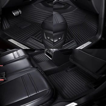 Автомобильные коврики из искусственной кожи на заказ для Lexus UX UX250h 2018-2022 года Детали интерьера Автомобильные Аксессуары Ковер