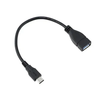 USB-C OTG Kabel Typ-C Männlichen zu USB 3,0 Buchse Konverter Für Samsung S10 S9 Macbook Xiaomi 9 Huawei p30 USB 3,0 zu Typ-C OTG