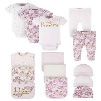 Подарочный комплект одежды для маленьких девочек из 14 предметов (новорожденный – 3/6 месяцев)