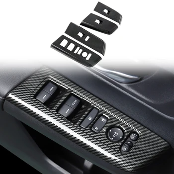 для Honda CR-V CRV 2023 2024 Накладка на дверную панель из углеродного волокна, АБС-пластик, 4 шт. Не подходит для правостороннего привода
