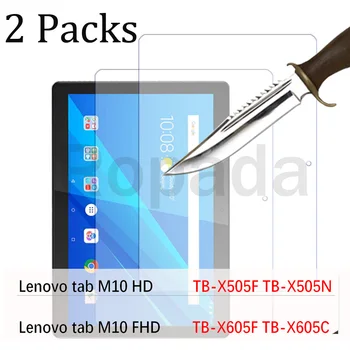 2 упаковки защитной пленки для экрана Lenovo tab M10 HD/FHD TB-X505 TB-X605 10,1 