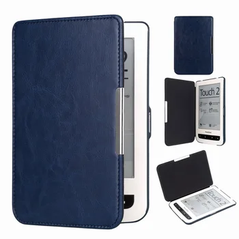 Кожаный Защитный чехол из искусственной кожи Funda Cover для планшета PocketBook 626 625 624 Touch lux2 lux3