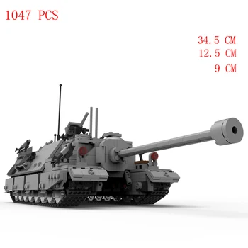 горячая военная техника Второй мировой войны армии США техническая T95 (T28) модель танка транспортные средства военное оборудование Строительные блоки оружие кирпичи игрушки детский подарок