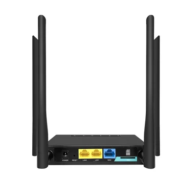 Промышленный маршрутизатор 4G WiFi 300M MIMO 4G + Маршрутизация + Режим точки доступа 2X100M LAN + 1X100M WAN Интерфейс с разъемом для SIM-карты US Plug