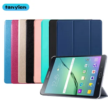 Чехол для планшета Samsung Galaxy Tab S2 8.0 2015 SM-T710 SM-T715 T710 T715 Кожаный Трехслойный Магнитный Чехол с откидной подставкой Smart Cover