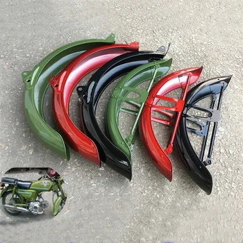 Мотоциклетный Металлический Брызговик для Jialing Honda JH70 C70 CD70 Cub70, Изготовленный на Заказ, Красный, Зеленый, Черный, Серебристый Цвет, Переднее/Заднее Крыло, Крышка Колеса