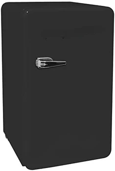 3,2 Кубических Фута Белого Ретро Компактного Мини-Холодильника Премиум-класса с Закругленным Углом