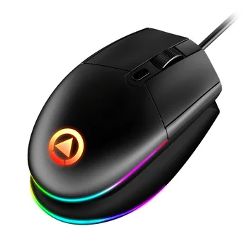 Проводная игровая мышь со светодиодной подсветкой, Оптическая Компьютерная USB Эргономичная мышь, Геймерская мышь с регулируемым разрешением DPI, мыши для настольных ПК, портативных компьютеров