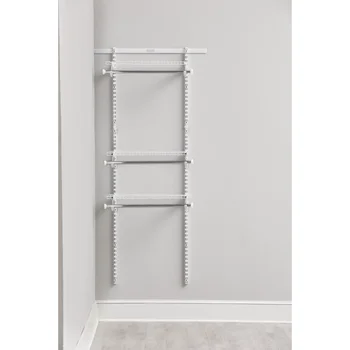 Стальной расширяемый шкаф размером 2-4 фута, решение для организации хранения, белый