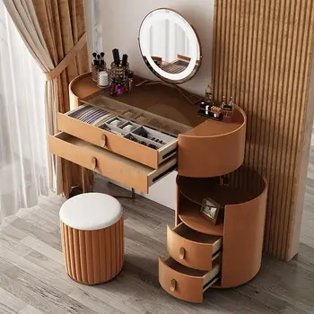Туалетный столик из Роскошной Каменной плиты для спальни, Небольшой Домашний Шкаф для хранения вещей в современном простом стиле, Скандинавская мебель FGM