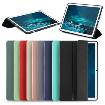 Чехол для планшета Huawei Mediapad M6 8,4 дюймов, кожаный чехол SCM-AL09/W09, Силиконовая мягкая оболочка Для M6 10,8