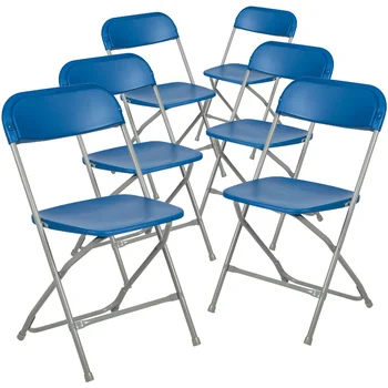 Бесплатная доставка по США, флэш-мебель Серии Hercules™, 6 шт., легкий пластиковый удобный стул для мероприятий, набор складных стульев