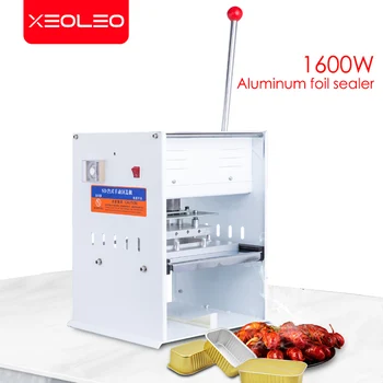 XEOLEO Упаковщик алюминиевой фольги, ручная машина для запечатывания алюминиевой фольги, Различные пищевые упаковки из пленки для выпечки закусок, запечатывания чая