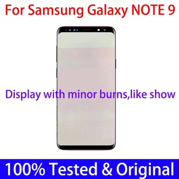 100% Протестировано с Burn Shadow Amoled Для SAMSUNG Galaxy S9 S9 Plus G960 G965 ЖК-дисплей с сенсорным экраном, Дигитайзер, Запчасти Для Ремонта, Рамка дисплея