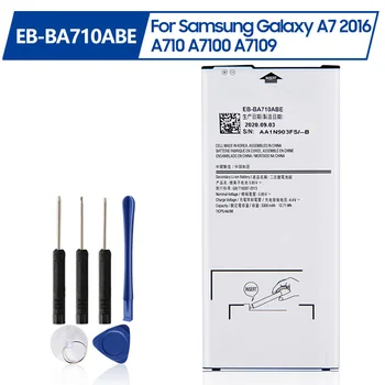 Сменный Аккумулятор EB-BA710ABE EB-BA710ABA Для Samsung GALAXY A7 2016 A7100 A7109 A710 A710F Аккумулятор для телефона 3300 мАч