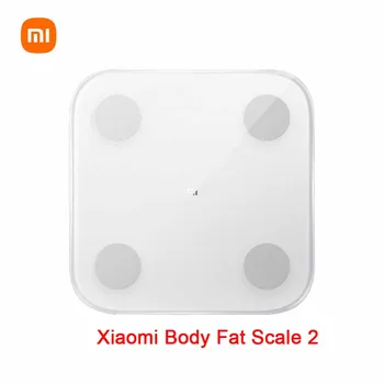 Xiaomi Mi Smart Body Fat Scale 2 Bluetooth 5.0 APP Monitor Светодиодный дисплей Цифровая шкала состава тела Работает с приложением Mi Fit