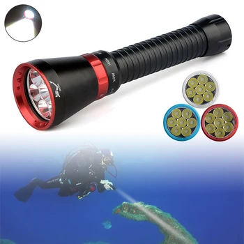 Профессиональный Фонарик для Дайвинга 8000 Люмен 70 Вт L2 LED Фонарик для дайвинга Водонепроницаемый Подводный Тактический Охотничий фонарь Diver Lamp 18650