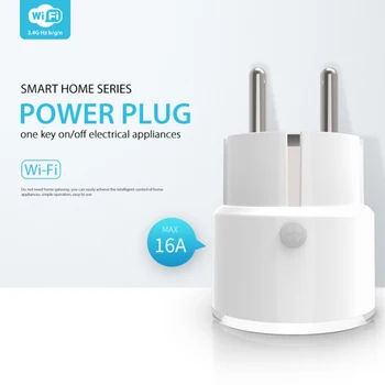 16A Smart Power Plug WiFi RF Пульт Дистанционного Управления Smart Timing Socket IFTTT SmartLink Amazom Alexa Google Home Гаджеты для Умного Дома