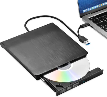 DVD-приводы Tp-c Оптический Привод Внешний DVD RW Для записи Записывающих устройств, Слот для Загрузки CD-ROM Плеера Для Macbook Air 11.6 A1370 Retina