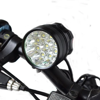 Велосипедный фонарик 10000LM 9x XML T6 LED Ultra Fire Передний Велосипедный фонарь Постоянного Тока 3 Режима головного Света Велосипедный фонарь Задний Задний фонарь