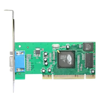 Настольный компьютер PCI встроенная видеокарта ATI Rage XL 8 МБ VGA-монитор с подключением видеосигнала