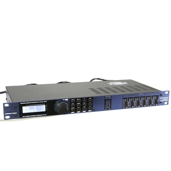 Цифровой аудиопроцессор dsp, 2 входа, 6 выходов, светодиодный эквалайзер сигнала D-260, караоке, процессор системы ktv