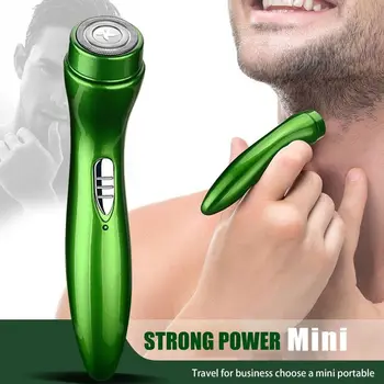 Перезаряжаемый мини-USB Дорожный Триммер для бороды, Автоматическая Бритва, Электробритва, Станок для бритья
