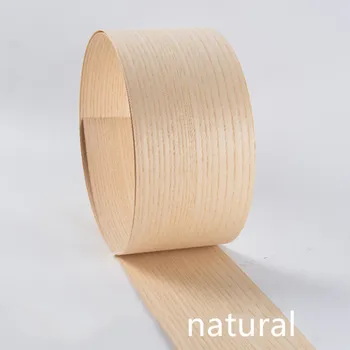 2x Натуральный шпон из натурального дерева, Нарезанный Мебельный шпон из американского белого дуба толщиной около 12 см x 2,5 м 0,4 мм Q/C