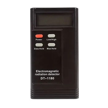 Цифровой ЖК-экран DT-1180 Высокочастотный Детектор электромагнитного излучения с низкой частотой, измеритель ЭДС окружающей среды, Дозиметр