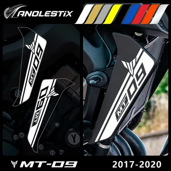 Светоотражающие мотоциклетные наклейки AnoleStix, Набор наклеек на боковую крышку радиатора Для YAMAHA MT09 MT-09 SP 2017 2018 2019 2020