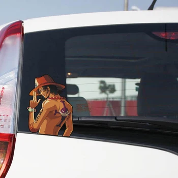 HZYEYO Автомобильный Забавный Стайлинг, наклейки с выглядывающим монстром, Декоративная наклейка, графические виниловые наклейки, HZYEYO, T-156
