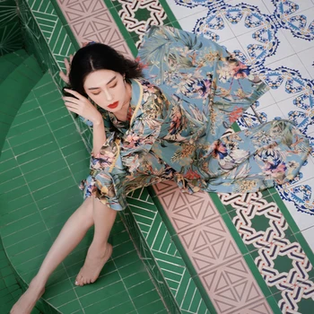 Simeizi Hanfu / Новая пижама в китайском стиле для женской одежды 2022, Новый Осенне-зимний Свободный костюм для домашнего обслуживания с длинными рукавами