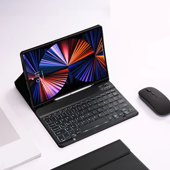 Чехол для клавиатуры Samsung Galaxy Tab S9, чехол для планшета, беспроводная Bluetooth-совместимая крышка для клавиатуры Tab S9, 11 