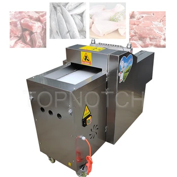 Автоматическая Промышленная Машина для Резки куриных наггетсов для домашней птицы, Нарезающая Свежую куриную грудку Кубиками