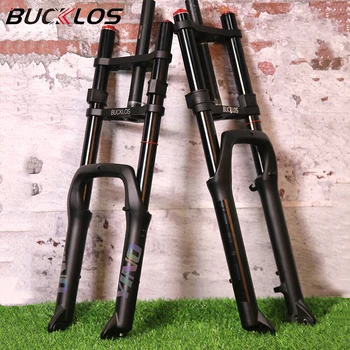 BUCKLOS 26 дюймов MTB Вилка Электрический Велосипед 180 мм Травле 4,0 