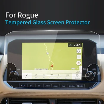 Протектор экрана для Nissan Rogue 2022 Пленка из Закаленного Стекла Экранная Заставка Carplay Автомобильные наклейки Автомобильные Аксессуары 2023