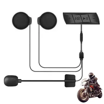 Водонепроницаемые мотоциклетные шлемы, гарнитура, наушники для наружного шлема Со стереомузыкой и голосовым микрофоном, высококачественный шлем