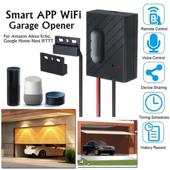 Aubess Tuya WiFi Smart APP Switch Открывалка для гаража, дверной контроллер, пульт дистанционного управления смартфоном для Amazon Alexa и Google Home