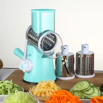 Многофункциональная роликовая овощерезка с рукояткой, измельчитель для домашней кухни, терка для картофеля