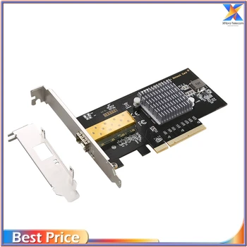 Слот для сетевой карты PCI Express 10 Гбит/с, сетевой адаптер 10G с набором микросхем Intel 82599